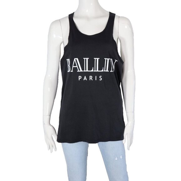Brian Lichtenberg Women's Small Black Ballin Muscle Tee Tank Top Cotton T-Shirt - Picture 1 of 7